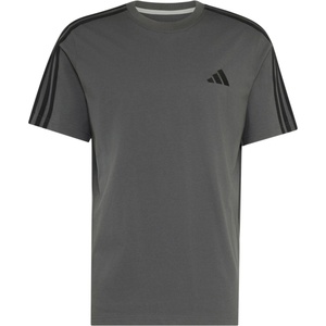 adidas Мъжка тениска adidas Essentials Single Jersey Left Chest Branded Tee T-shirt - Grey Five / Black (217-0476-0313)