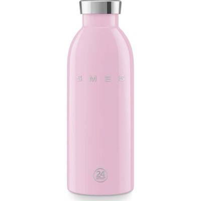 SMEG Термо бутилка SMEG Clima 50's Style WBF01PK, 500 мл, Херметично затваряне, Двустенна, Неръждаема стомана 18/8, Розов (WBF01PK)