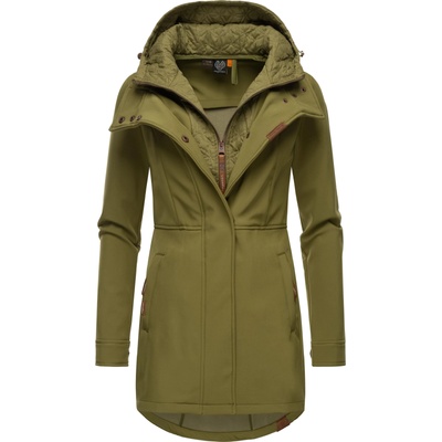 Ragwear Функционално палто 'Ybela' зелено, размер XL
