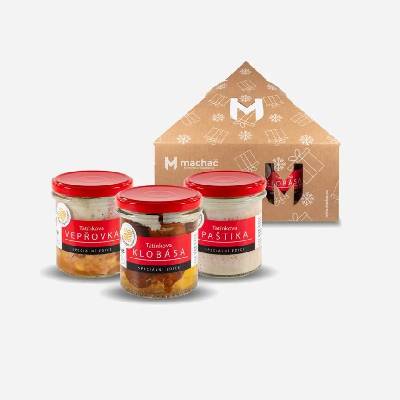 Machač Vánoční dárková sada Tatínkova edice 730 g