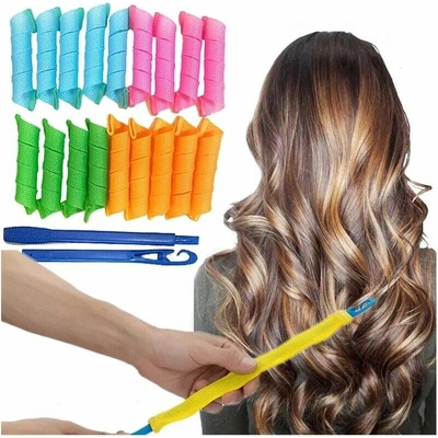 Špirálové natáčky na vlasy 55 cm set 12 ks