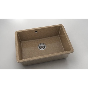 FAT Мивка за долно вграждане Vanguard 236, Granicite, 810 Cinnamon, с включен сифон