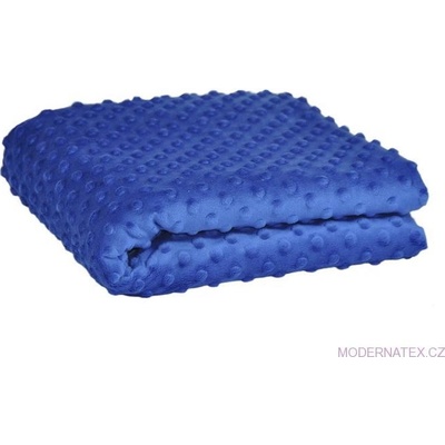 Látka minky puntík, 380 g/m², šíře 160 cm, metráž, chaber