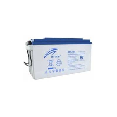 Ritar Оловна AGM Deep cycle батерия RITAR (DC12-65), 12V, 65Ah, 350 / 167 /182 mm F5/M8 / F11/M6 RITAR, За соларни системи