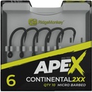 RidgeMonkey Ape-X Continental 2XX Barbed vel.2 10 ks