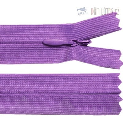 Zips skrytý nedeliteľný, dĺžka 25 cm
