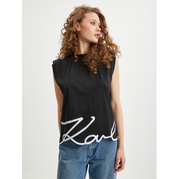 Karl Lagerfeld Черна дамска риза KARL LAGERFELD Karl Lagerfeld | Cheren | ЖЕНИ | M