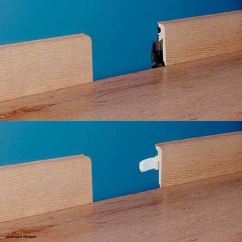 Afirmax soklová lišta bílá 60 mm 2,2 m