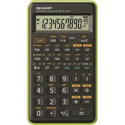 SHARP "EL-501TBGR", černá-zelená