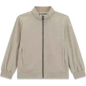 GUESS Яке ветровка за момче с цип в бежов цвят Guess