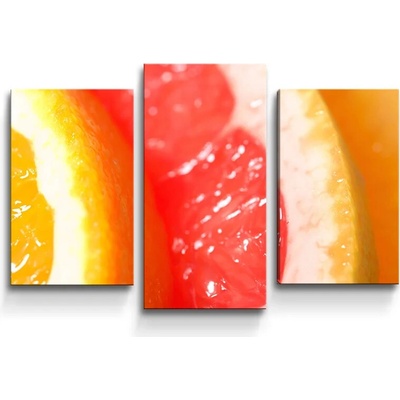 Sablio Obraz - 3-dílný Citrusy - 75x50 cm