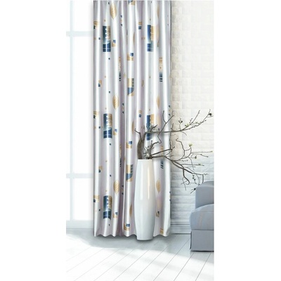 Závěs dekorační nebo látka, EZGI Geo lesklý, 150 cm 150 cm