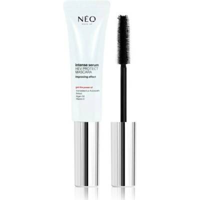 NEO MAKE UP Intense Serum HEV Protect Mascara řasenka pro objem a zahuštění řas Black 9 ml