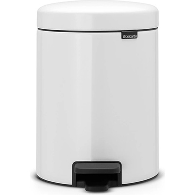Brabantia Кош за смет с педал Brabantia NewIcon 5L, White (649004)