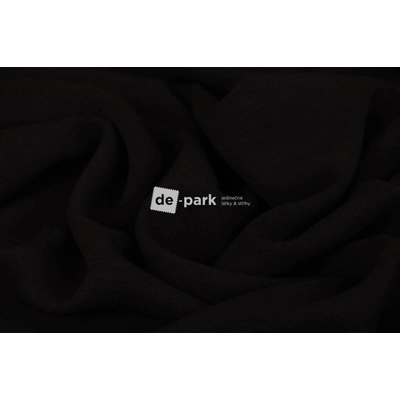 de-park Mačkaná pružná viskoza - černá - 999