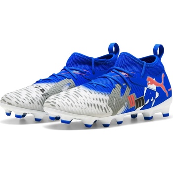 Image 1 of PUMA Детски футболни бутонки Puma FUTURE 8 MATCH Childrens Artificial Ground Football Boots - White/Blue