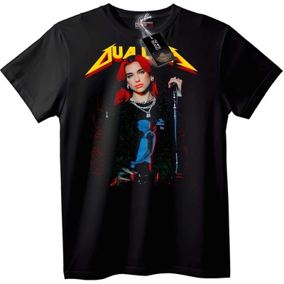 NOONEBRAND Тениска DUAL музикална група - XL, Black