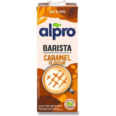 Alpro Barista Ovesno-sójový nápoj s karamelovou příchutí 1 l