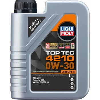 Image 1 of LIQUI MOLY Top Tec 4210 Longlife III 0W-30 1 l