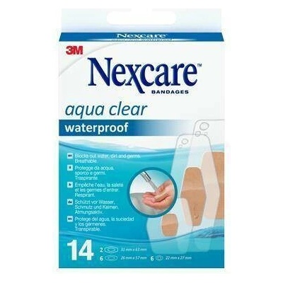 3M Náplast Nexcare Aqua 360°, voděodolná, 14 ks