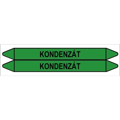 Značení potrubí, kondenzát,2 ks, 450 × 52 mm PZ 008657