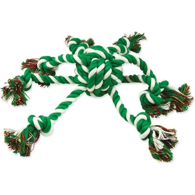 Dog Fantasy preťahovadlo chobotnice zeleno-biele 7 x 45 cm