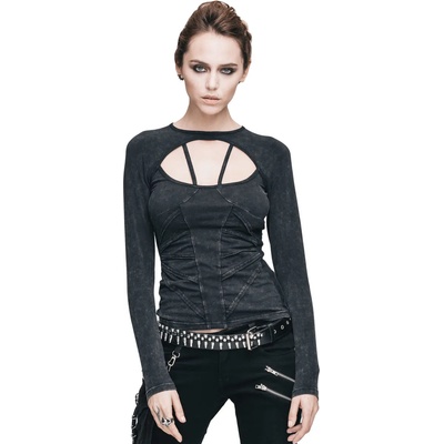 Devil fashion Дамска тениска с дълги ръкави devil fashion - tt009