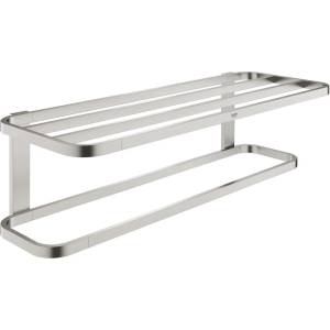 GROHE Поставка за кърпи с поставка Grohe Selection 60 см, матиран хром, Supersteel (41066DC0)