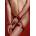 Taboom Bondage in Luxury Wrist To Thigh Cuff Set Red
