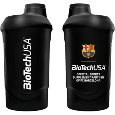 BioTech USA FC Barcelona Shaker 600 ml, čierna