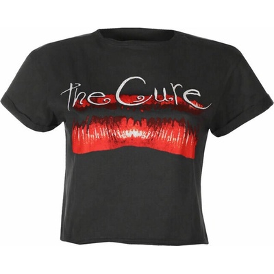 Tričko metal AMPLIFIED Cure LIPS šedá