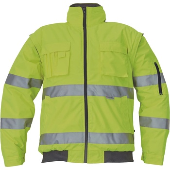 CERVA Cerva clovelly pilot / Изолирано светлоотразително яке 2в1 - hv жълто s (0301007170001)