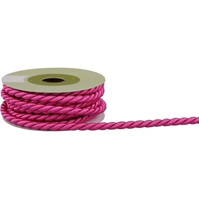 Provázek polyesterový 6mm x 4,6m vzor 2040 660-TM. RŮŽOVÁ
