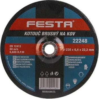 Festa Kotouč brusný 230 x 6.4 x 22.2 mm 22248