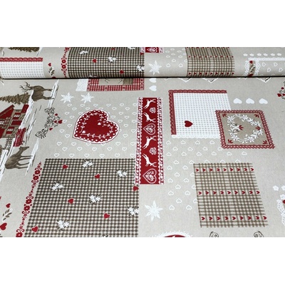 MADE IN ITALY Dekorační látka Venkov, š. 140 cm Vícebarevná Šířka 140 cm