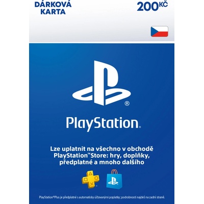 PlayStation predplatená karta 200 Kč