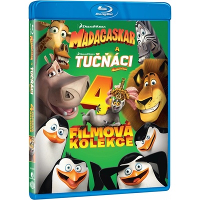 Madagaskar 1-3 + Tučňáci z Madagaskaru kolekce DVD