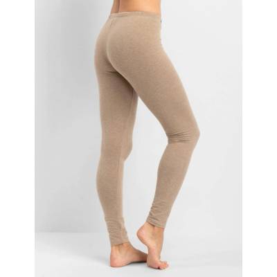 KEY DÁMSKÉ LEGÍNY LXL 729 1 HOT TOUCH tmavě béžová