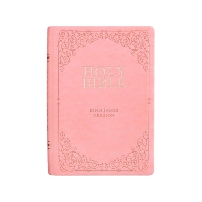 KJV Bible Giant Print Full Size PinkLeather