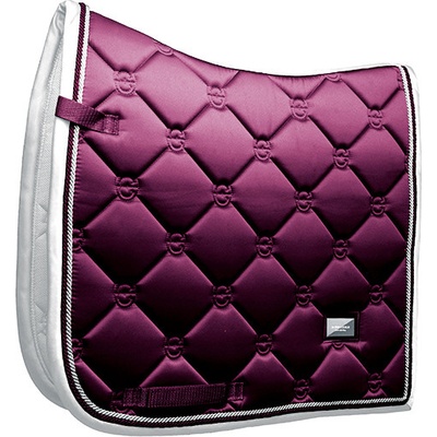 Equestrian Stockholm Dečka podsedlová Purple White Edge dark purple