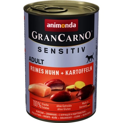 Animonda Gran Carno Sensitiv Adult Kuracie so zemiakmi 800 g