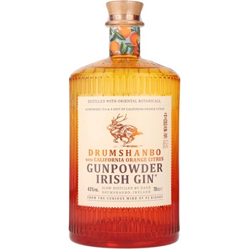 Drumshanbo Gunpowder Irish Gin with California Orange Citrus 43% 0,7 l (čistá fľaša)