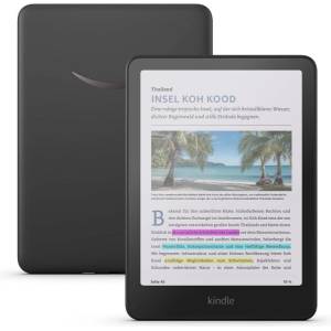 Amazon eBook четец Kindle Colorsoft Signature Edition 16GB 2024, Metalilic Black (SA58CB) Четец за Е-книги