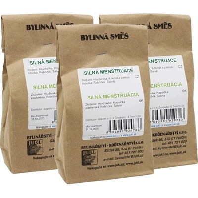 JUKL Silná menstruace 3 x 100 g