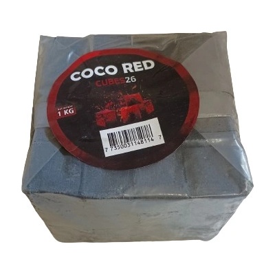 Coco red Dřevěné uhlí 1 kg – Zboží Dáma