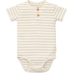 Little Dutch Бебешко боди с къс ръкав Little Dutch - Multi stripe, 50 cm, 0-1 м (CL24290001) - ozone