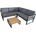 Garden Point Алуминиев градински ъгъл Soria Garden Point антрацит (GAP1407)