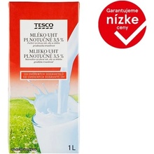Tesco Mlieko UHT plnotučné 3,5% 1 l
