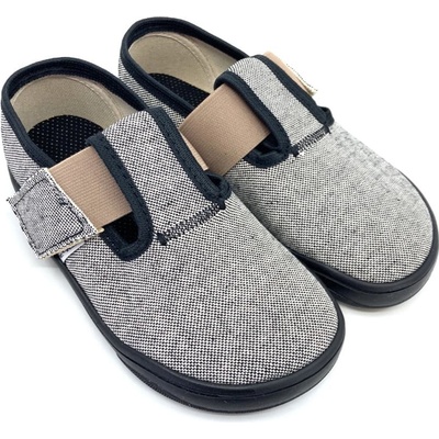 Pegres Barefoot papuče SBF10F SKINNY ČIERNE