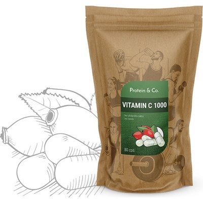 Protein&Co. Vitamin C 1000 mg 80 tablet